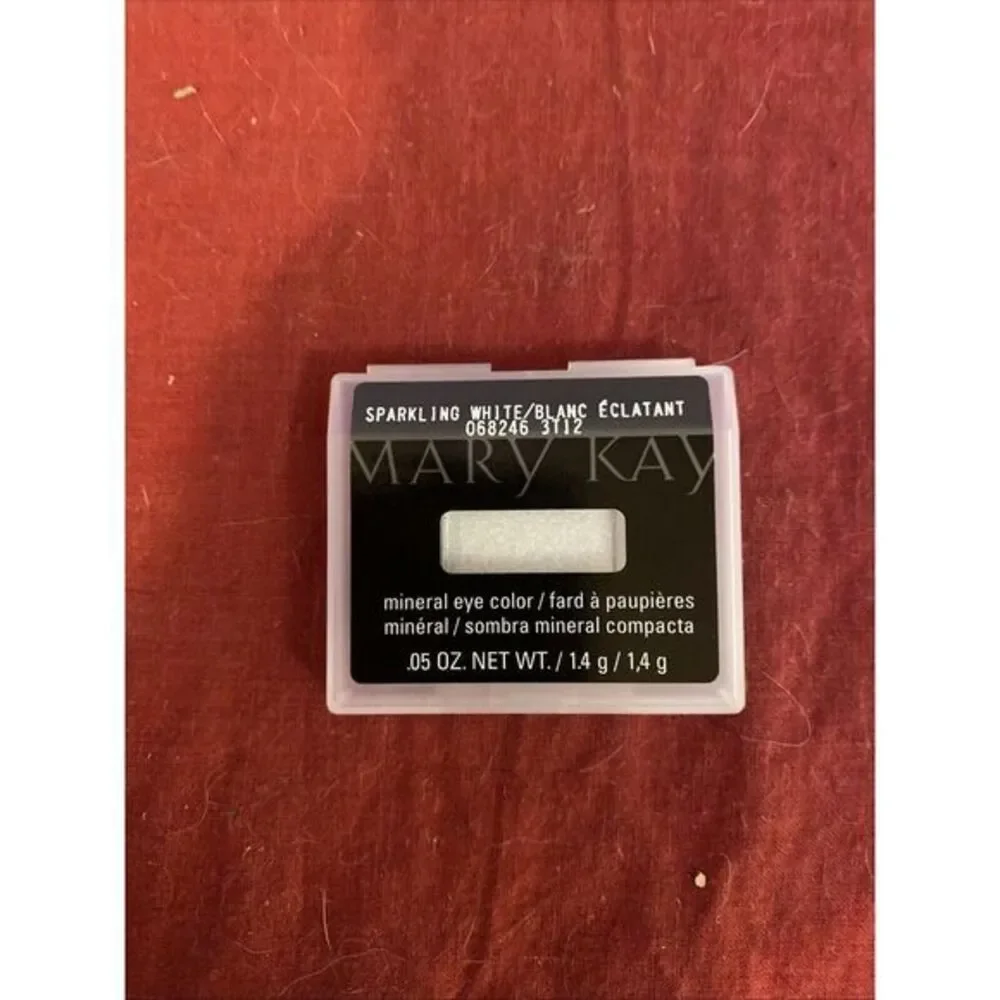 Mary Kay Mineral‎ Eye Color .05 Oz * SPARKLING WHITE * 068246 Full Size New!